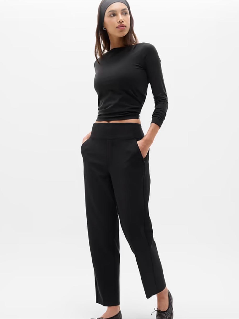 Athleta Black Endless High-Rise Pants